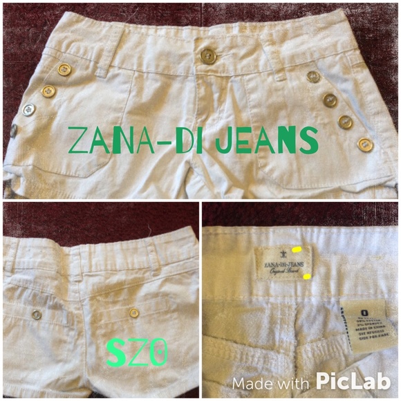 White zana-di- jeans sz.0