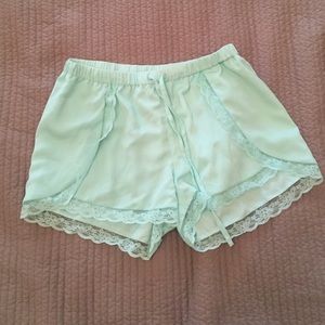 Aqua shorts