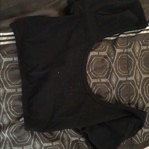 Black crop top