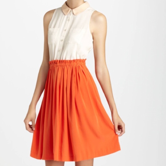 Anthropologie Dresses & Skirts - Anthropologie Postmark Colorblocked Shirt Dress 12