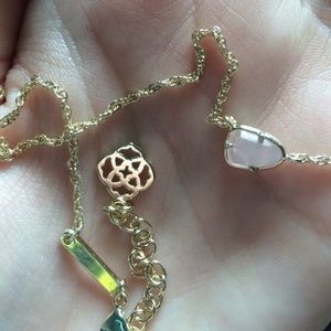 Hayden Pendant Necklace in Rose