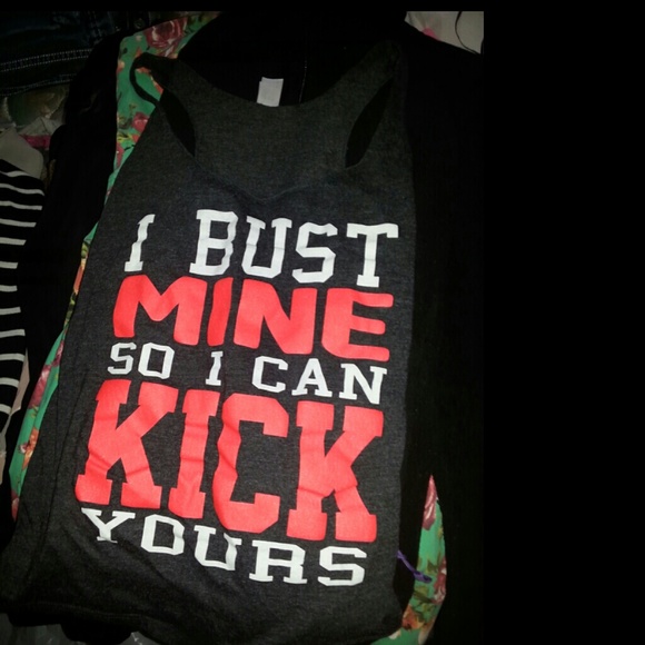 Workout shirt tank top