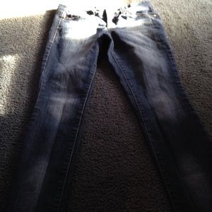 Denim skinny jeans