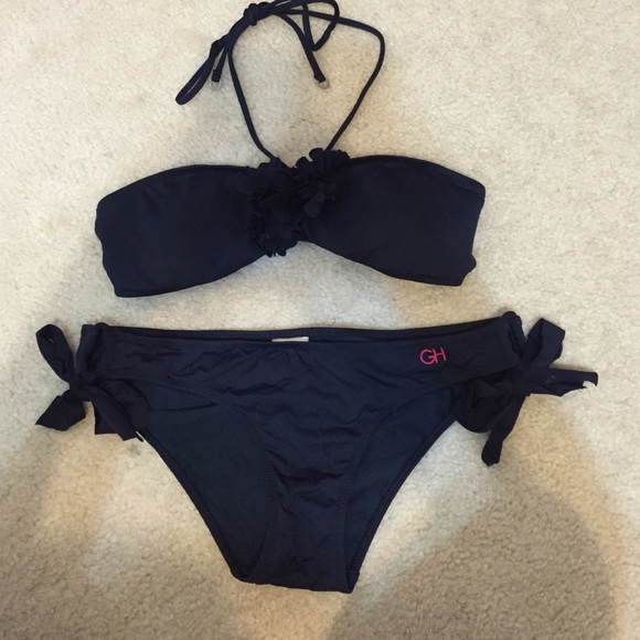Navy Gilly Hicks swim suit