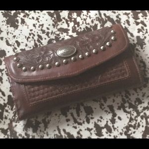 American West Wallet with Checkbook area