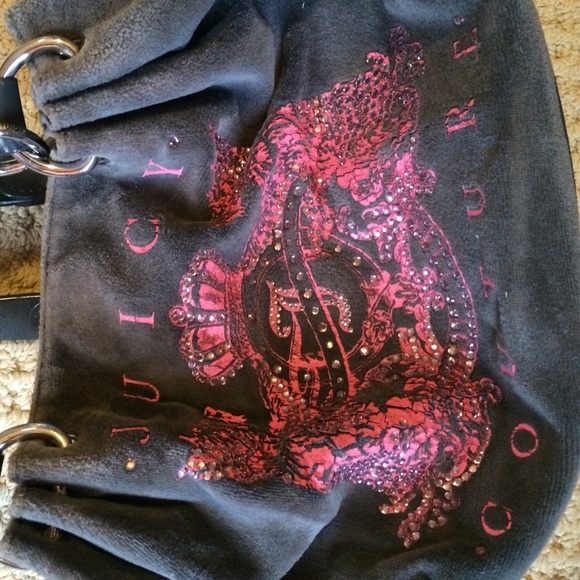 MUST GO Authentic Juicy Couture Velour Purse - Picture 2 of 4