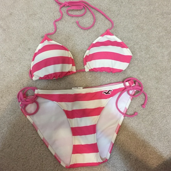 Striped Hollister bikini