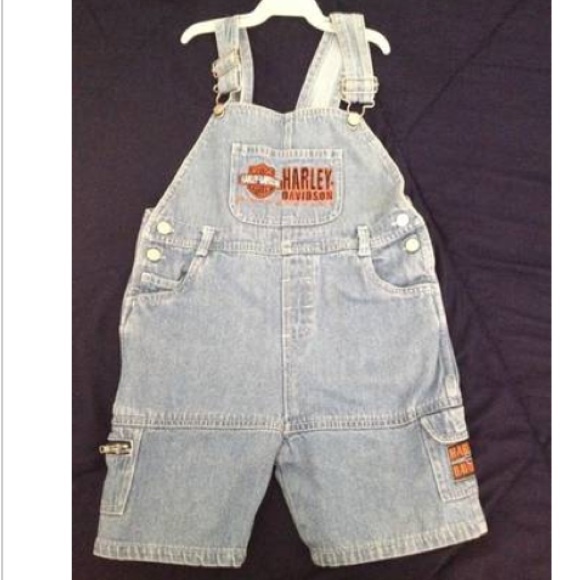 Little kids Jen overalls by Harley Davidson