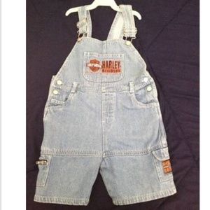 Little kids Jen overalls by Harley Davidson