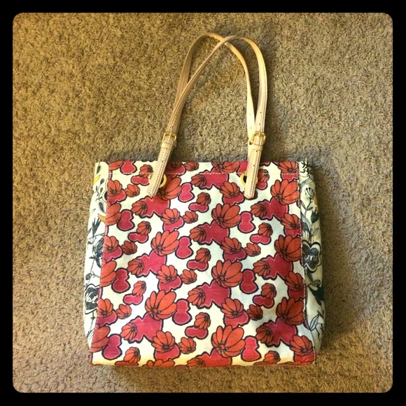Sakroots Happy and Free Bird Floral Tote - Picture 1 of 4
