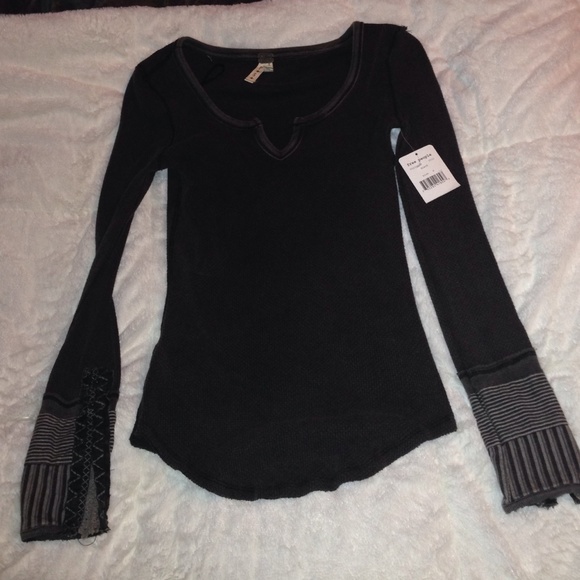 Brand NEW Free People thermal long sleeve shirt.