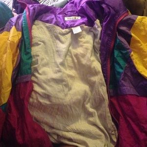 Colorful windbreaker 😻