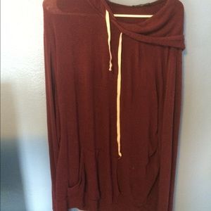 Maroon Layla hoodie
