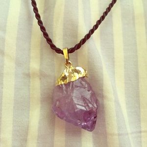 Purple Crystal Necklace