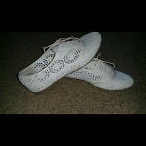 SOLD^^Cream loafer shoes