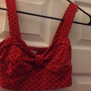 Polka Dot Crop Top