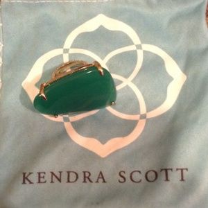 Kendra Scott Tela ring in green