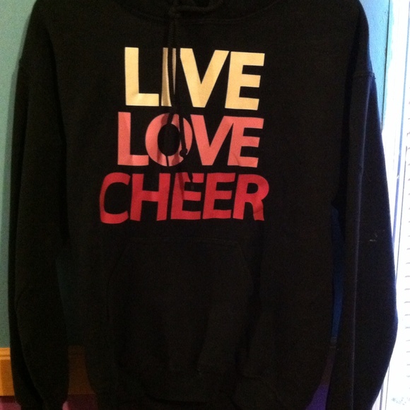 Live love cheer hoodie