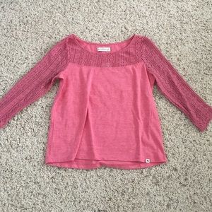 dark pink shirt from A&F
