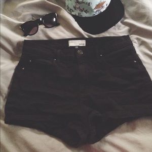 High Wasted Black Shorts