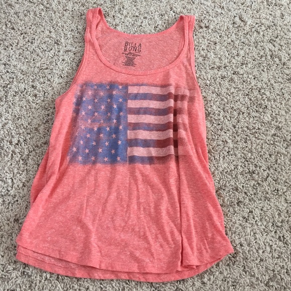 American flag tank top