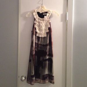 Metallic pattern dress