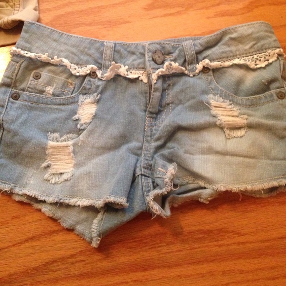 blue jeans shorts