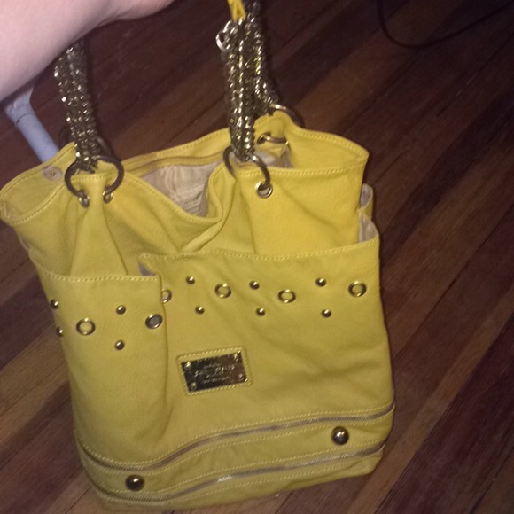 Cute yellow summer handbag