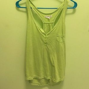 Aeropostale like green pocket tank