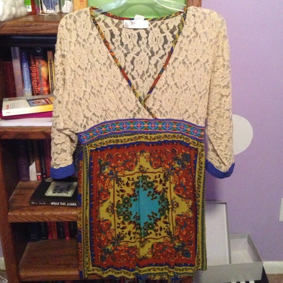 Yahada Half-Lace Dress