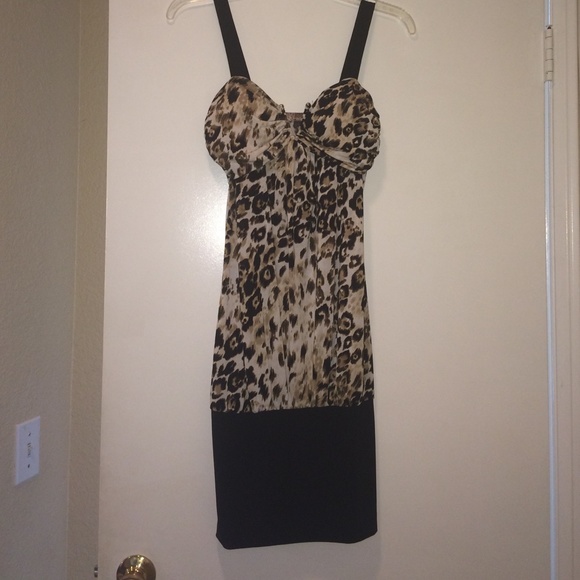 Leopard print dress size medium