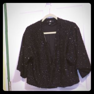 H&M sparkly bolero
