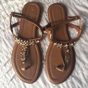 Brown sandals