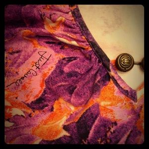 Just Cavalli t shirt top with logo fabric &bottons