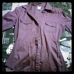 Maurices 3/4 sleeve button down shirt
