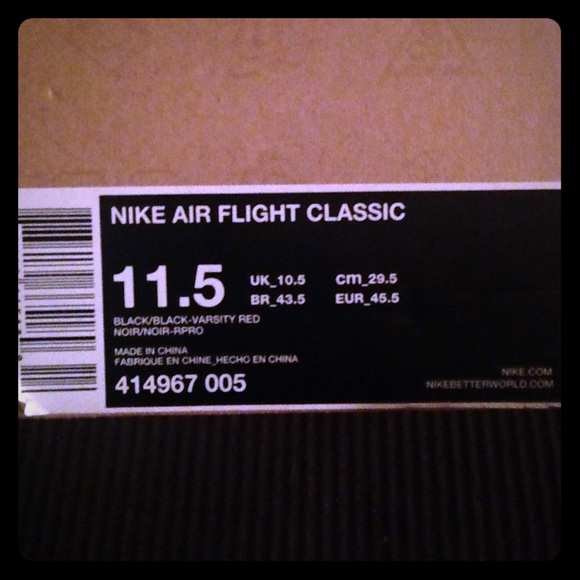 Nike air flight classic