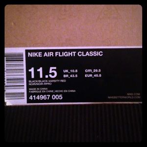 Nike air flight classic