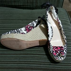 Coach Martiza Poppy Flower wedges