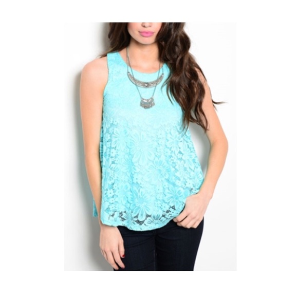Tops - Baby Blue Summer Top