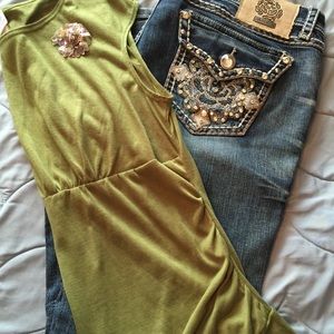 ✨Green stylish tank✨