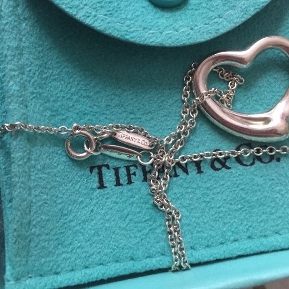 Tiffany Elsa Peretti Open Heart Pendant