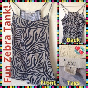 Fun Zebra Tank!