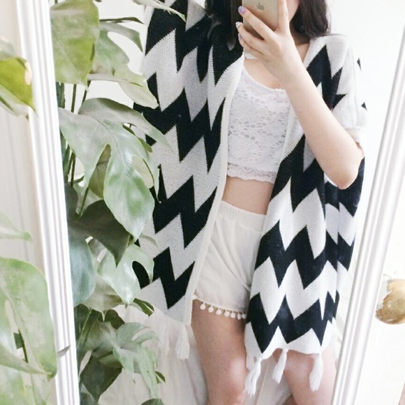 boho fringe cardi