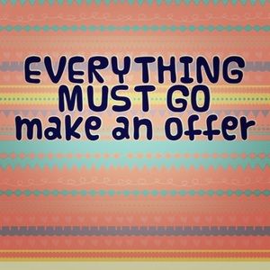 I'm moving so I have to get rid of everything!