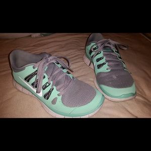 Tiffany blue Nike Frees