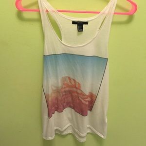 Forever 21 flag top