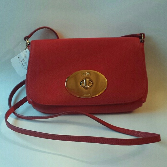 Red Coach Crossbody