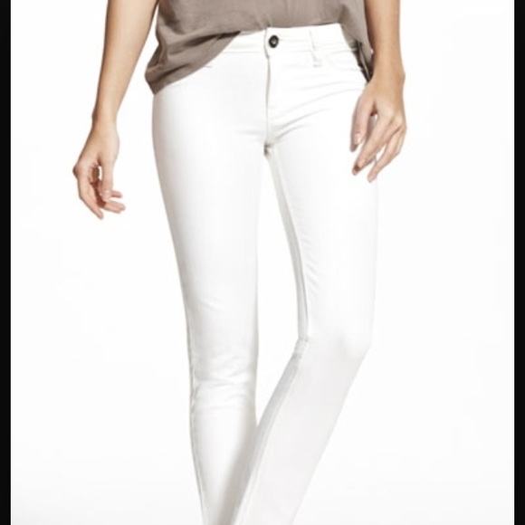 DL 1961 White "Angel" Jeans