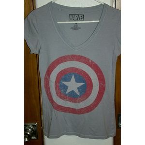 Captain America V Neck shirt