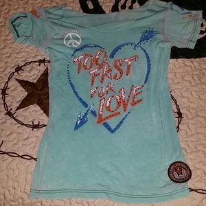 Women's affliction shirt